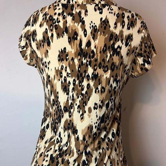 Rafaella Cream Sheath Dress with Flutter Cap Sleeves Size L - Picture 10 of 14